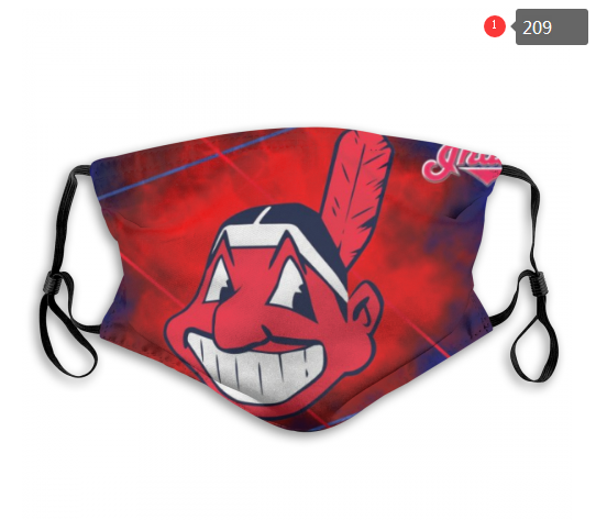 MLB Cleveland Indians #2 Dust mask with filter